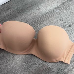 Ambrielle Nude Strapless Bra Size 34B